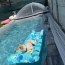 Oblúkové zastrešenie bazéna PRAKTIK - psí život